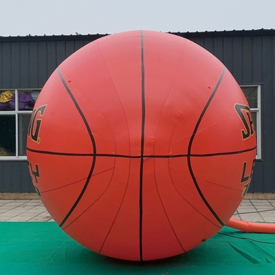 PVC 防風 2m バスケットボール 吹風機付き 吹風機付き 浮遊型 広告バルーン