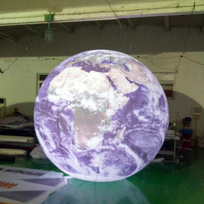 PVC オーダーメイド サイズ9 惑星装飾 3 M 充電可能地球 LED 内蔵 イベント販売