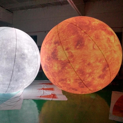 PVC オーダーメイド サイズ9 惑星装飾 3 M 充電可能地球 LED 内蔵 イベント販売
