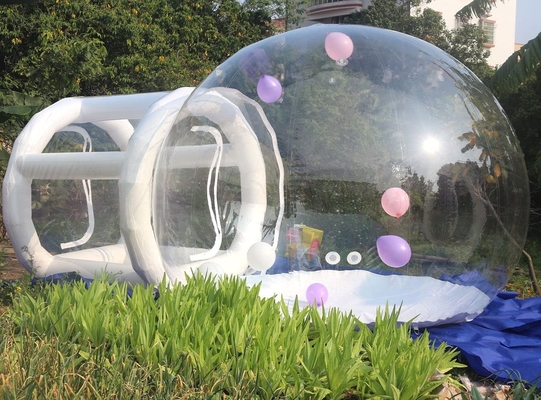 透き通るイグロドームテント PVCグローブ 透明 露天キャンプ 結婚式パーティー用 透き通る泡屋