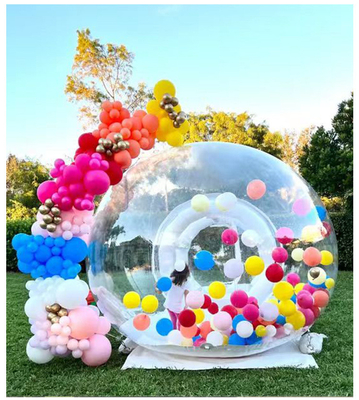 熱売 屋外キャンプ 結婚式 透明 PVC 充気泡テント 子供向け