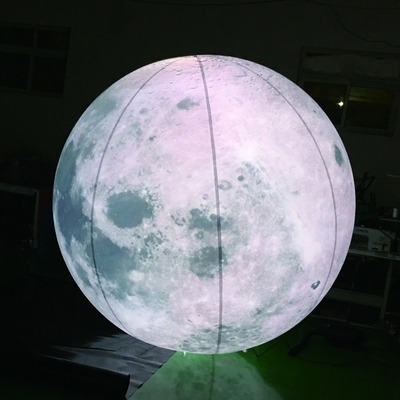 閃く膨らませるヘリウム防水 LEDライト 月惑星の風船 クリスマスパーティーイベントの飾り付けのための棒と
