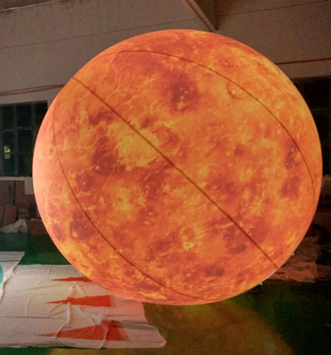巨大な広告 防水PVC太陽系 惑星 膨らませられる月
