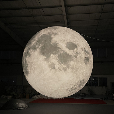 2m 巨大 LED照明 月球 充気球 惑星 太陽系 装飾用気球