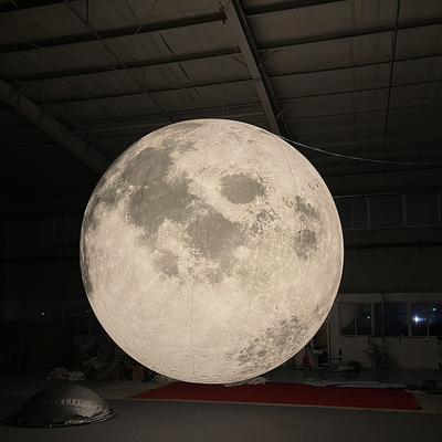 2m 巨大 LED照明 月球 充気球 惑星 太陽系 装飾用気球