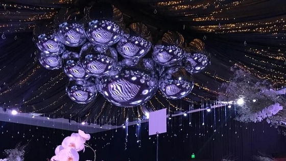 二重層充気型広告用気球 銀型充気型鏡球