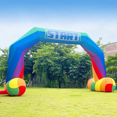 工場 卸売 オーダーメイド ロゴ ブランド 五面 充電式アーチ 格安 虹 充電式アーチ イベント用