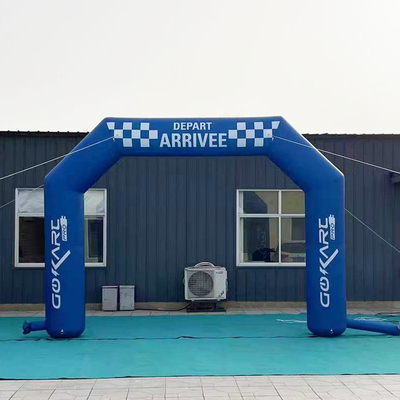 高品質のカスタムロゴ印刷 広告 スポーツテーマイベントのための充気アーチ