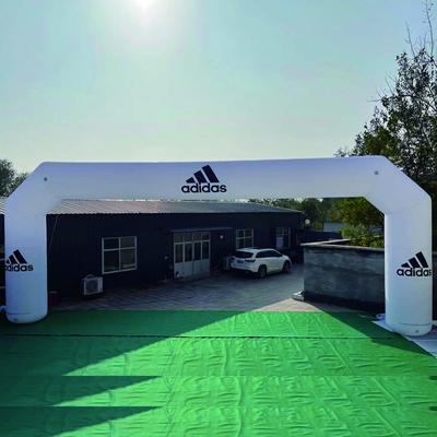 レインボー 充気式 オーバーアーチ 屋外広告 オーバーライン