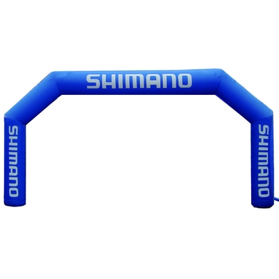 アウトドア活動 イベント 充気式 スタート 終了 アーチ カスタマイズされた色