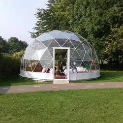 カスタム ロゴ 豪華 ジオデシック ドーム グラミング テント 屋外 防水
