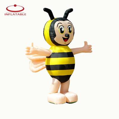広告漫画 膨張型キャラクター カスタマイズされた動物漫画 歩いている膨張型犬 蜂 牛人形 カスタマイズされた