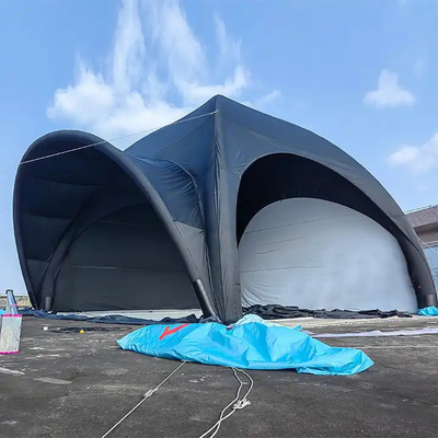 オーダーメイドロゴ 展示アーチ 充気式イベントテント 屋外エアドーム マークイ 広告 充気式 屋根裏テント 封印式