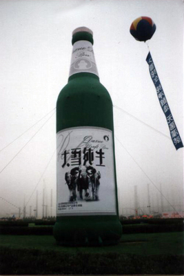 安い価格 プロモーション 膨張式ビールカップ 巨大 オーダーメイド 膨張式広告ボトル レプリカ