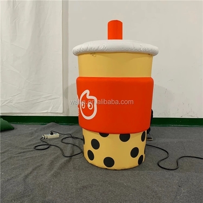 ミルクティーボトル ティーカップ ビンボトル 充気缶 広告 宣伝イベント 巨大充気ボトルカップ