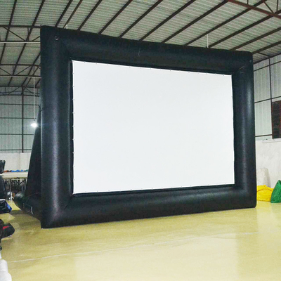 オーダーメイド アウトドア 巨大 膨張式 床 16X9Ft 膨張式 スクリーン 映画を再生する