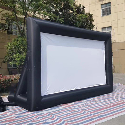 オーダーメイド アウトドア 巨大 膨張式 床 16X9Ft 膨張式 スクリーン 映画を再生する