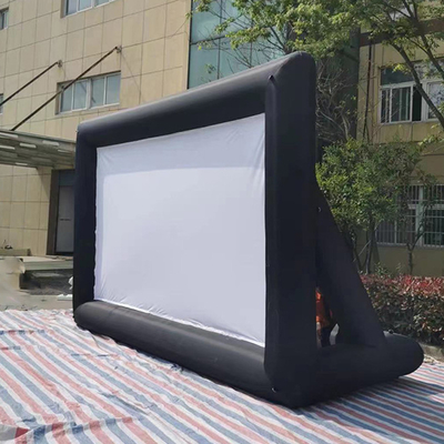 オーダーメイド アウトドア 巨大 膨張式 床 16X9Ft 膨張式 スクリーン 映画を再生する