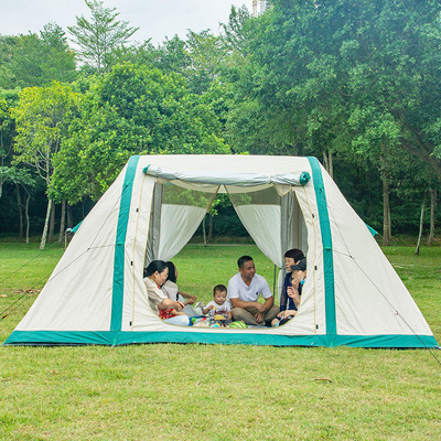 10人 大家族 冬 豪華 エアテント 屋外 防水 キャンバス 充気式 キャンプテント 販売