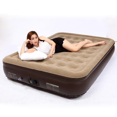 熱売 ブローアップ エアベッド 柔らかい プルーシュ フローキング マットレス 耐久性 自動 電気 膨張式 エアマットレス