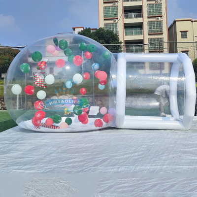 クリスマステーマ 露天バブルテント 透明バブルドームテント